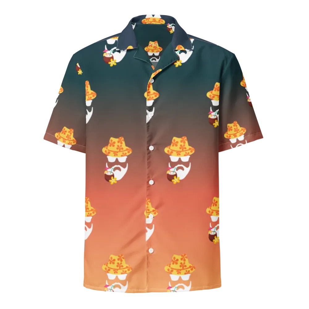 The Jon Hawaiian Shirt- Green/Orange product image (6)