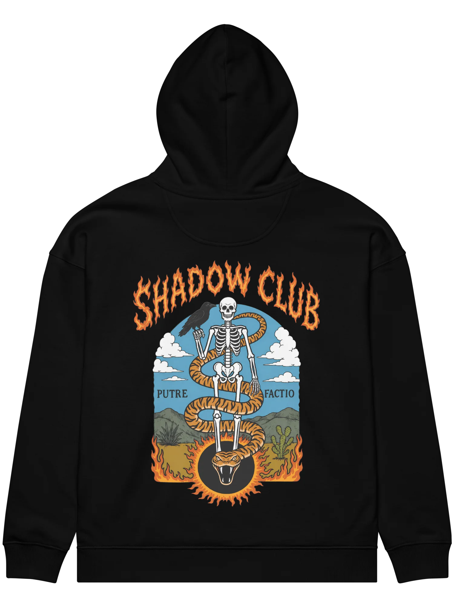 Hoodie relaxed Coton Bio Poids Lourd mixte - PUTREFACTIO product image (1)
