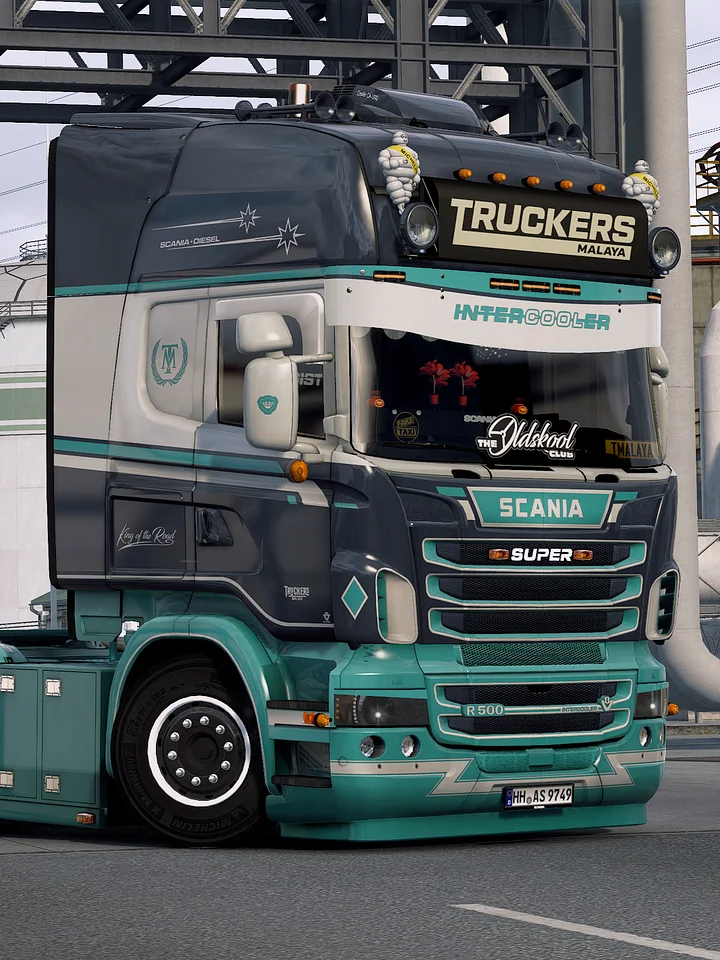 Early Access! ETS2 TM Scania RJL Skin Pack 4 - R4 R5 & R6 Changeable Multicolor Skin Pack + Schmitz Trailer Skin product image (1)