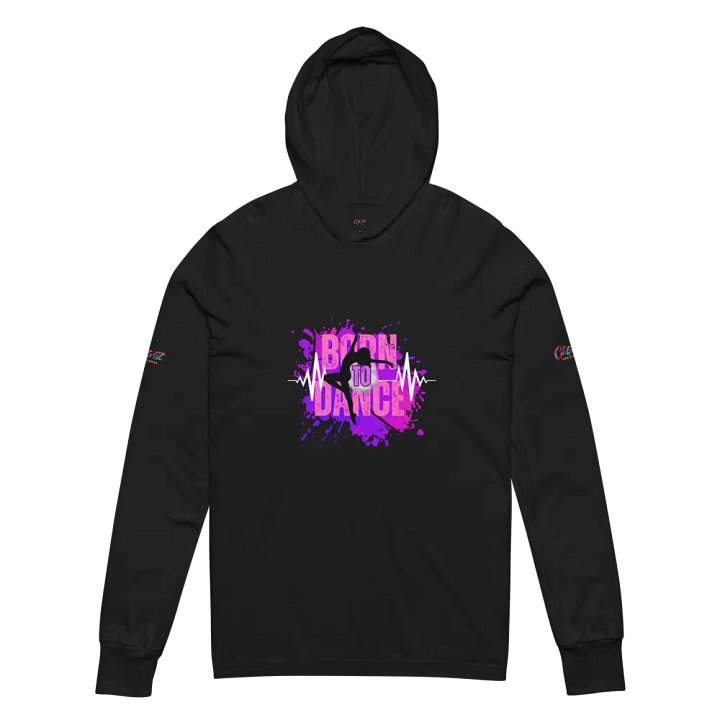 Energetic Born to Dance Her Silhouette Hoodie product image (7)