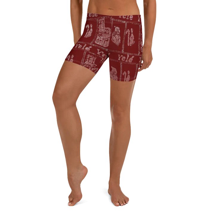 Red and White Royalty Print Shorts product image (2)