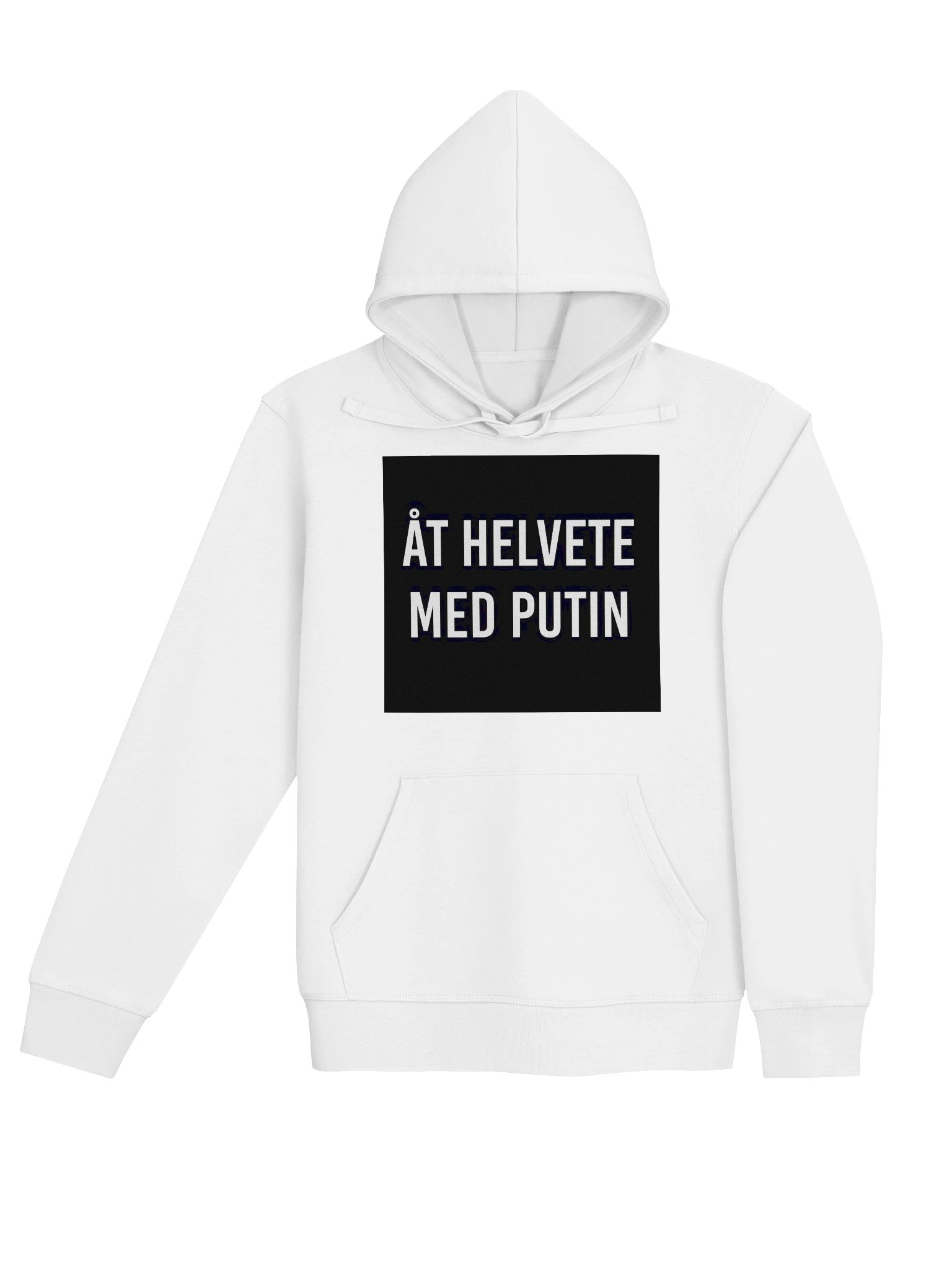 Åt helvete med Putin - Svart Bakgrund (Organic Premium Hoodie) product image (6)