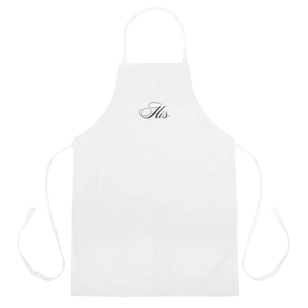 Apron - His - on White product image (2)