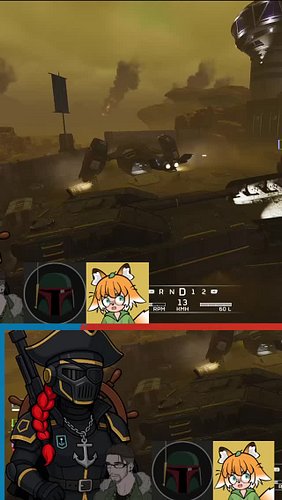 Ultimate tank chaos with @schmoondy @bigbun4loo52 | #anchor_pirate on #Twitch #helldivers2 #vtuber