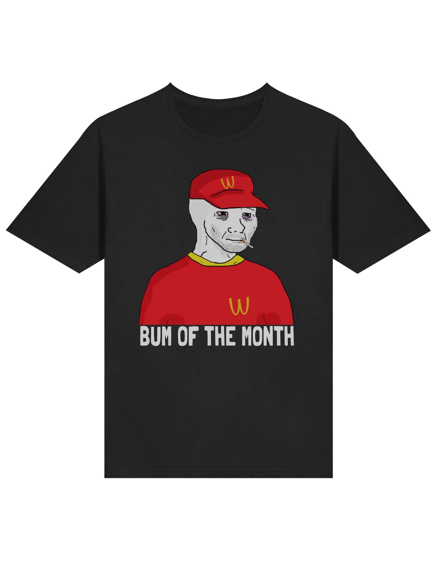 Wojak Tee - Bum of the month (WAGEDONALD) 🔥🍔 product image (3)