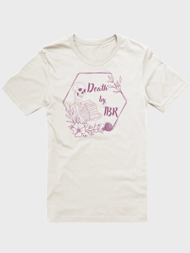 Death by TBR – Book Lover’s Tee product image (1)