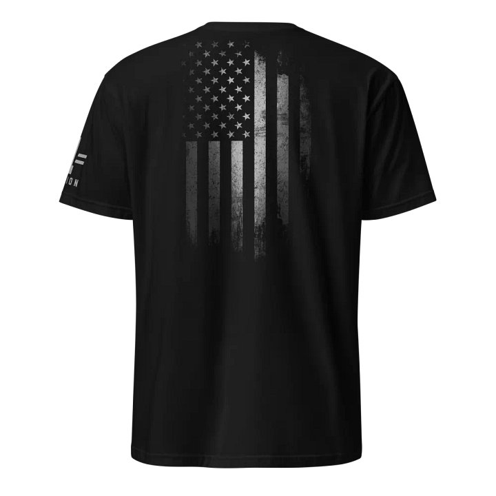 American Flag: Distressed Silver product image (1)