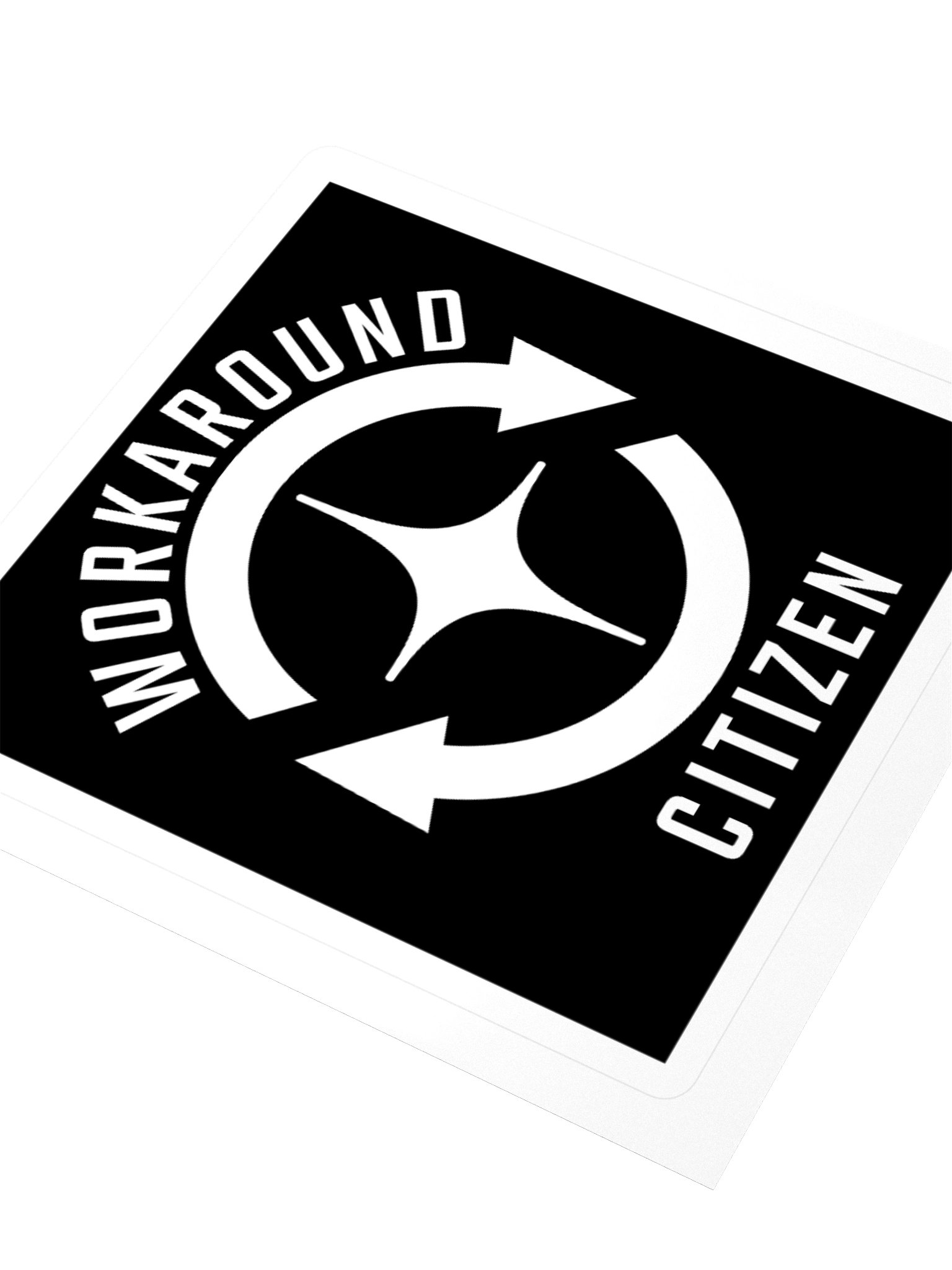 Workaround Citizen Sticker - Black Background product image (7)