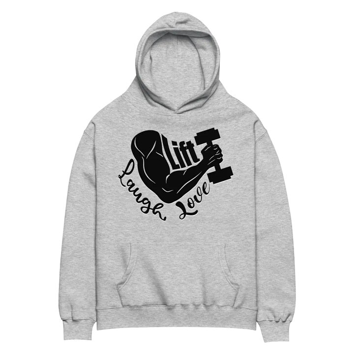 Lift Laugh Love Dark Mode Flex Pump Cover Hoodie product image (2)