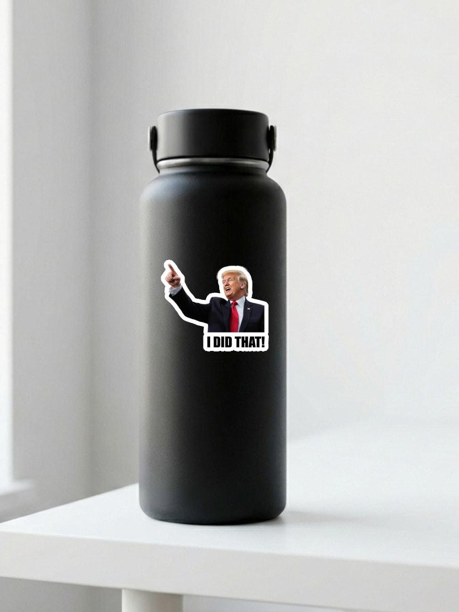 Trump I Did That Stickers, Funny Gas Pump Price Stickers, Bulk Packs 25 to 1000 product image (6)