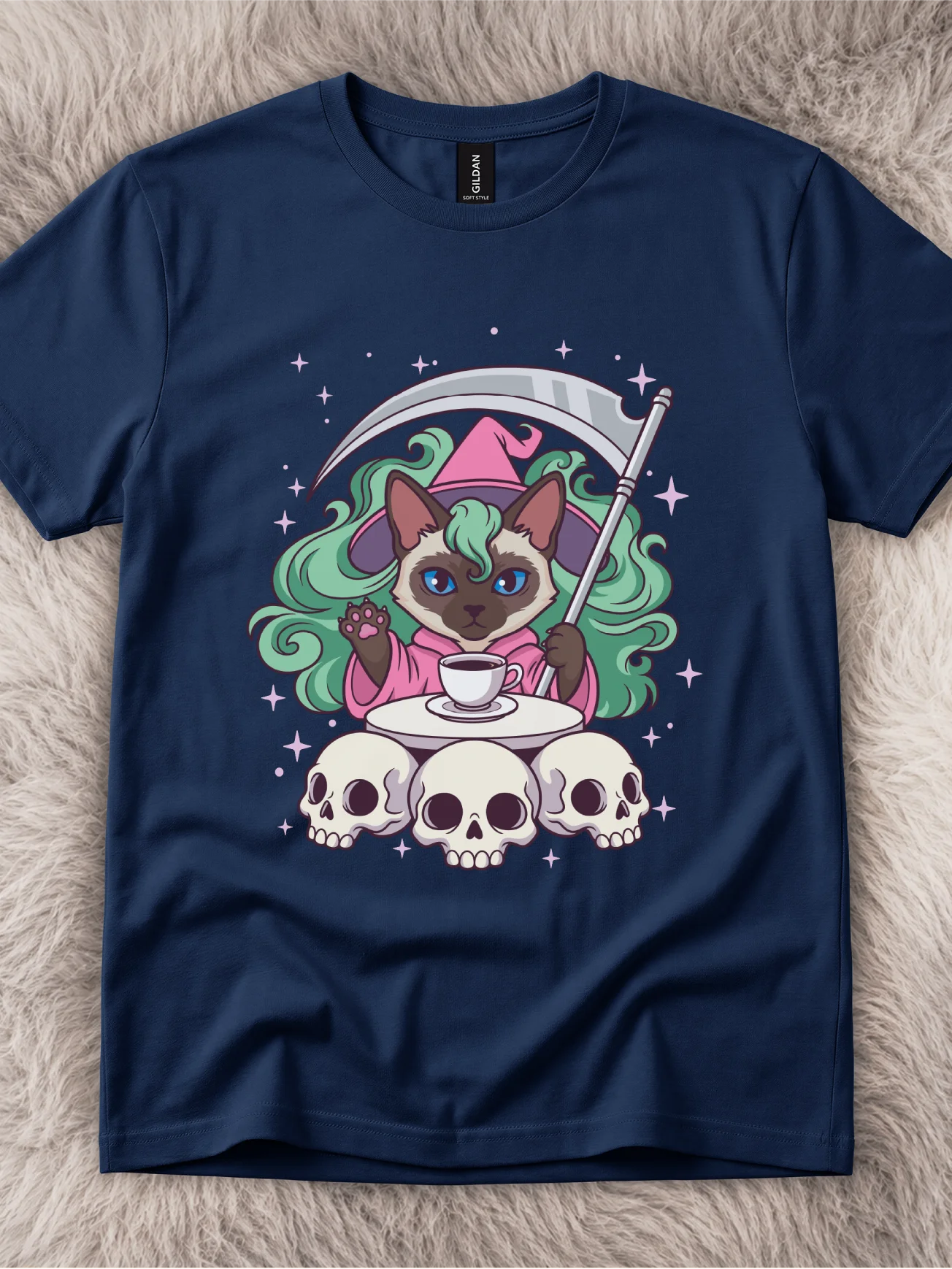 Brewed By Magic Siamese Cat Shirt product image (1)