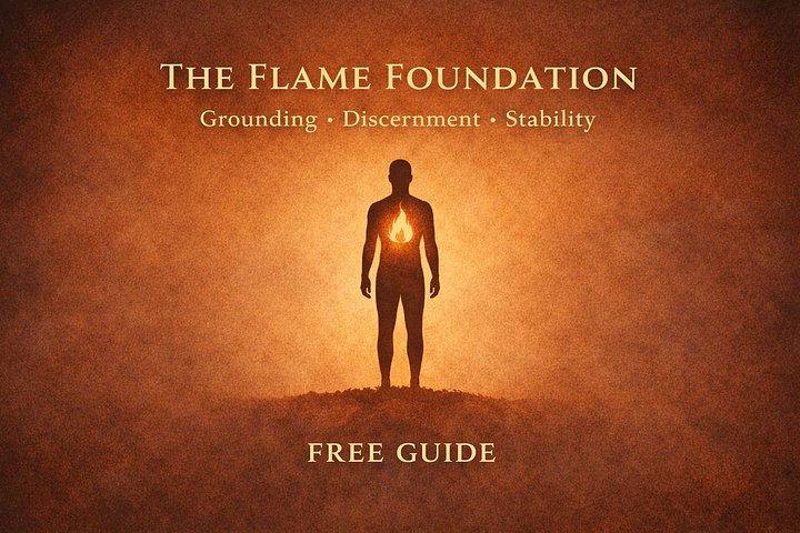 The Flame Foundation Public Guide (Free Download) Embodied Grounding, Discernment & Stability product image (1)