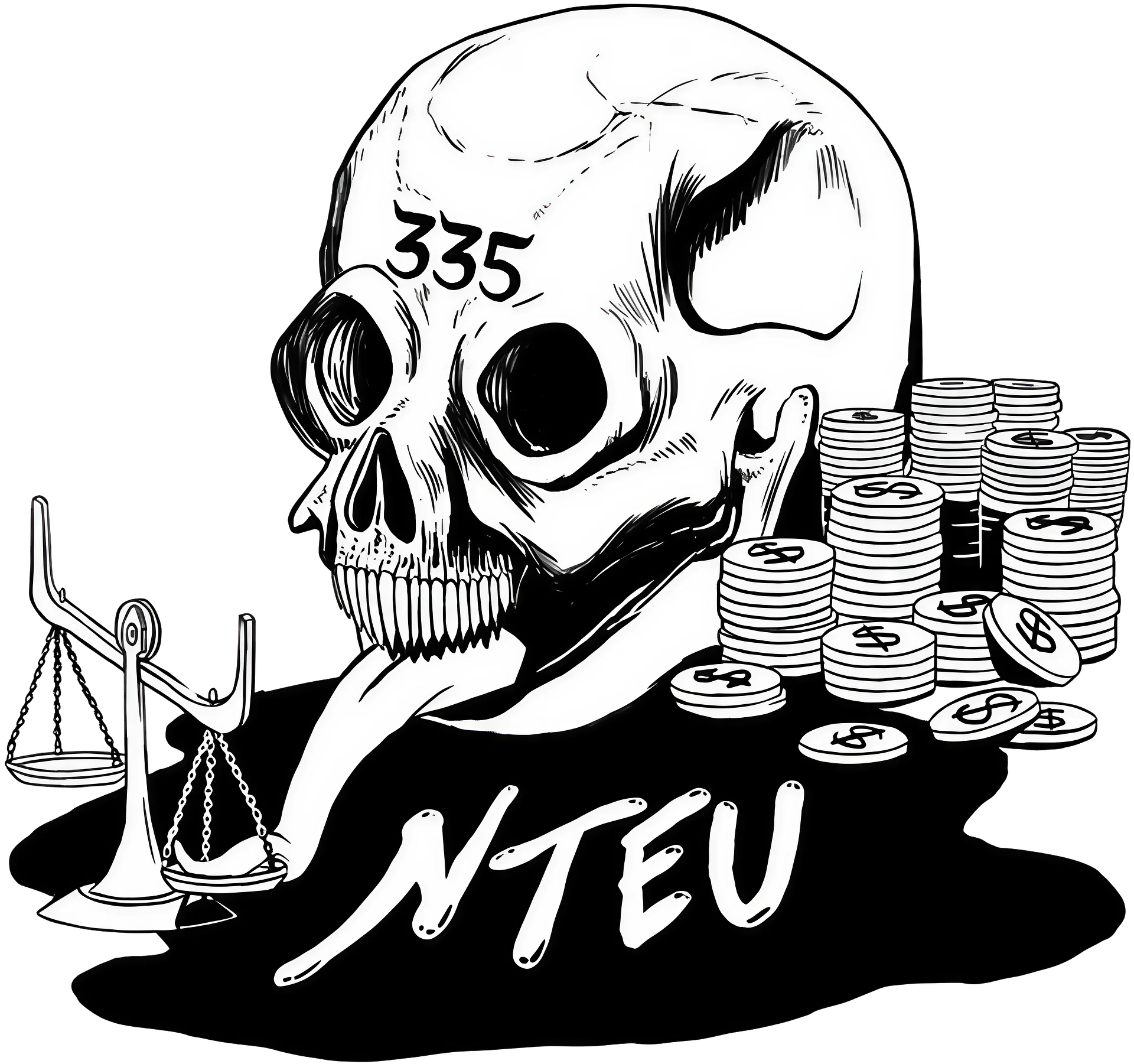 Skully 335 T-shirt product image (5)