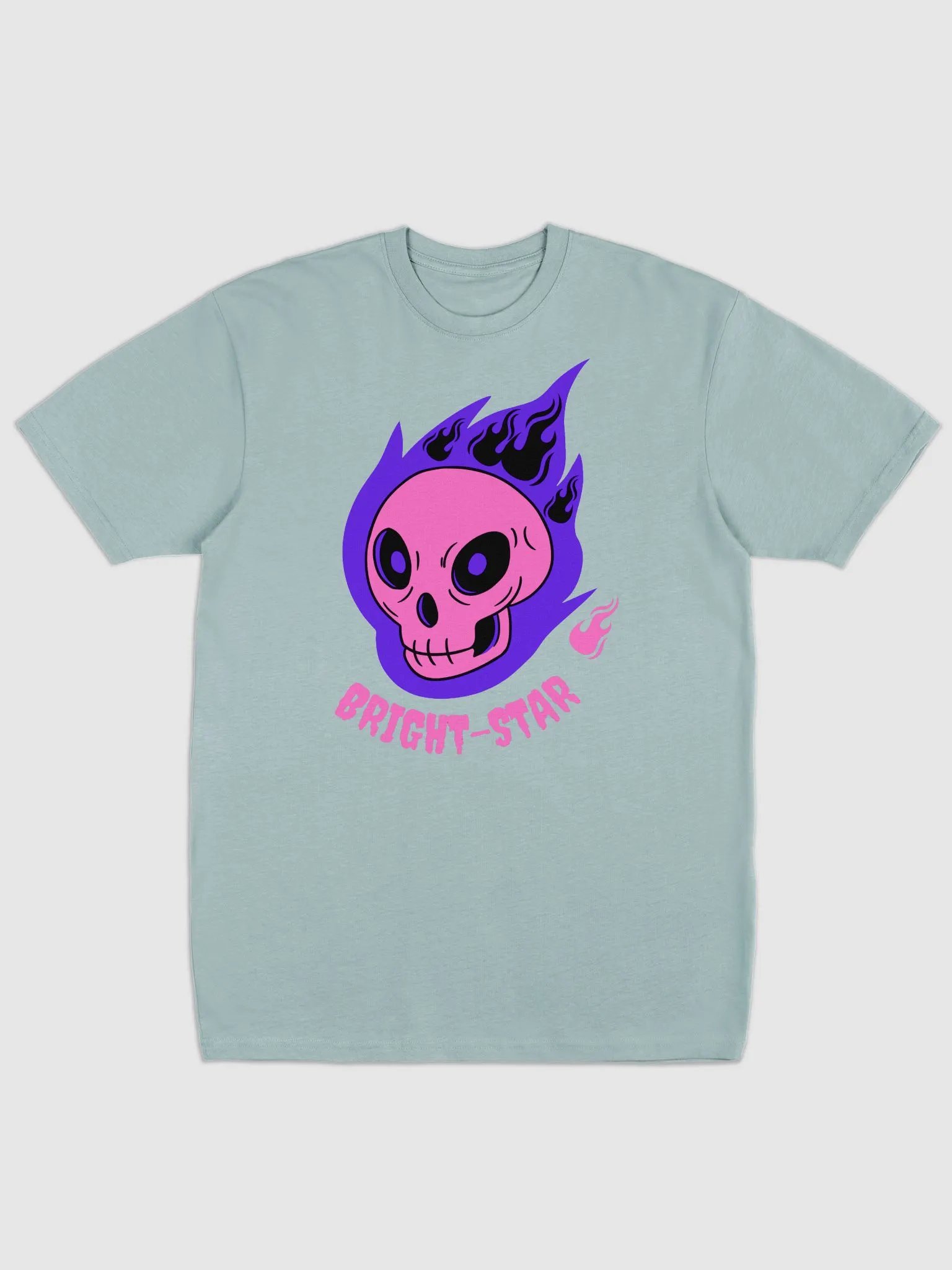 Bright-Star Skull Flame Tee product image (6)
