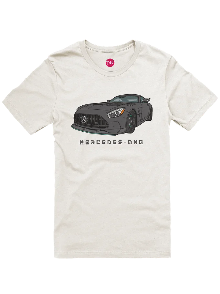 Black Mercedes-AMG GT T-Shirt (Retro, Sketch, Silhouette) product image (1)