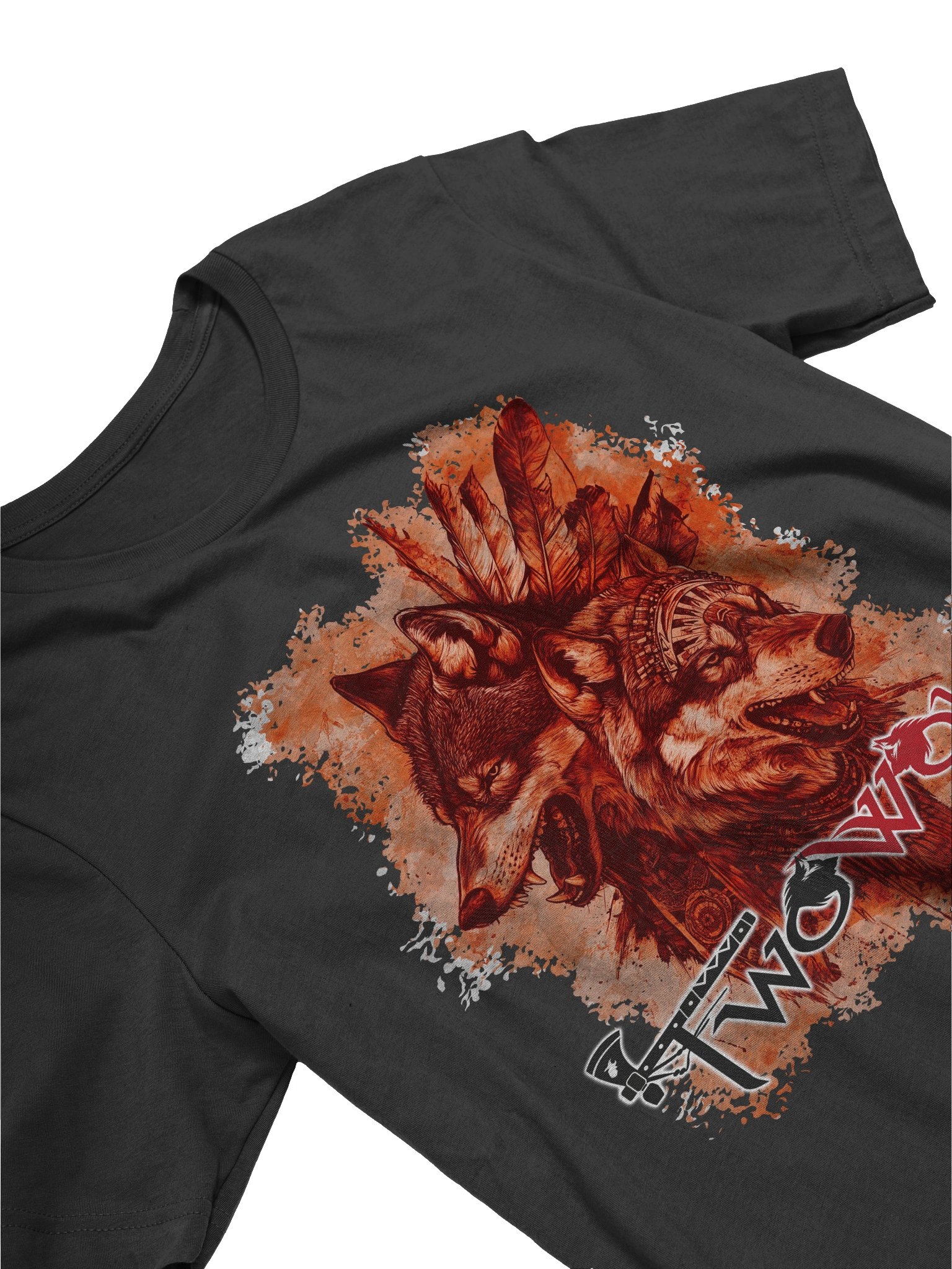 Two Wolf Art Tee product image (1)