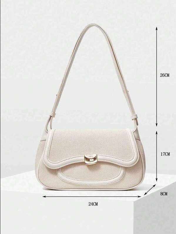 MOTF PREMIUM WOMEN FLAP SHOULDER BAG, COMMUTE, PU LEATHER product image (2)