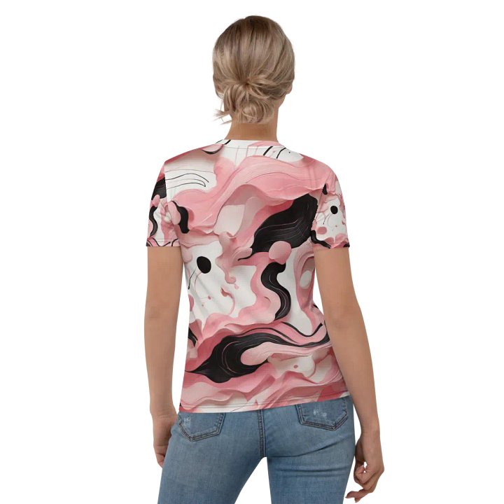 Pink & black brush strok product image (2)
