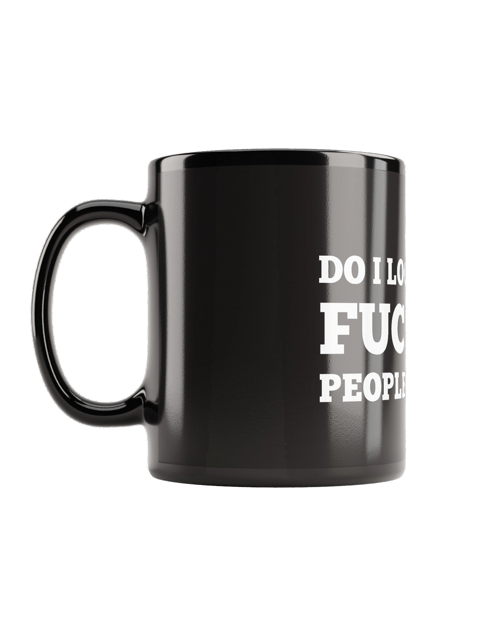 The “People Person” Black Glossy Mug product image (2)