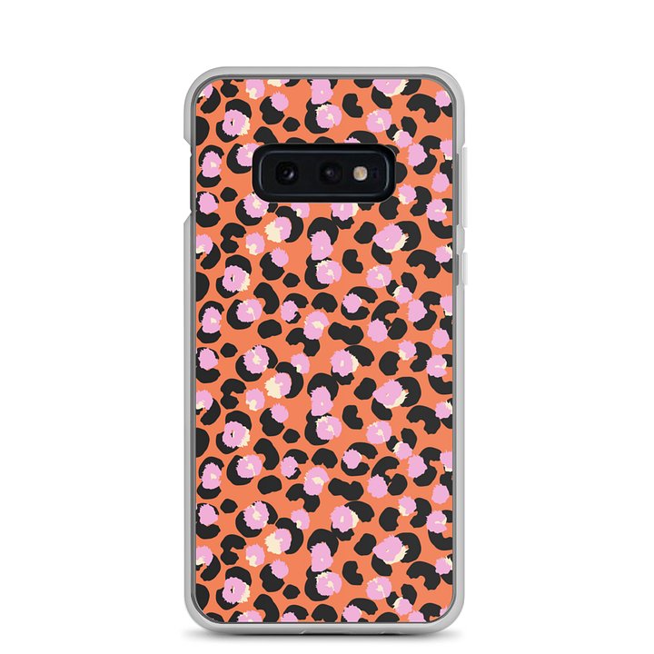 Stylish Bold Leopard Print Clear Case for Samsung Phones product image (3)