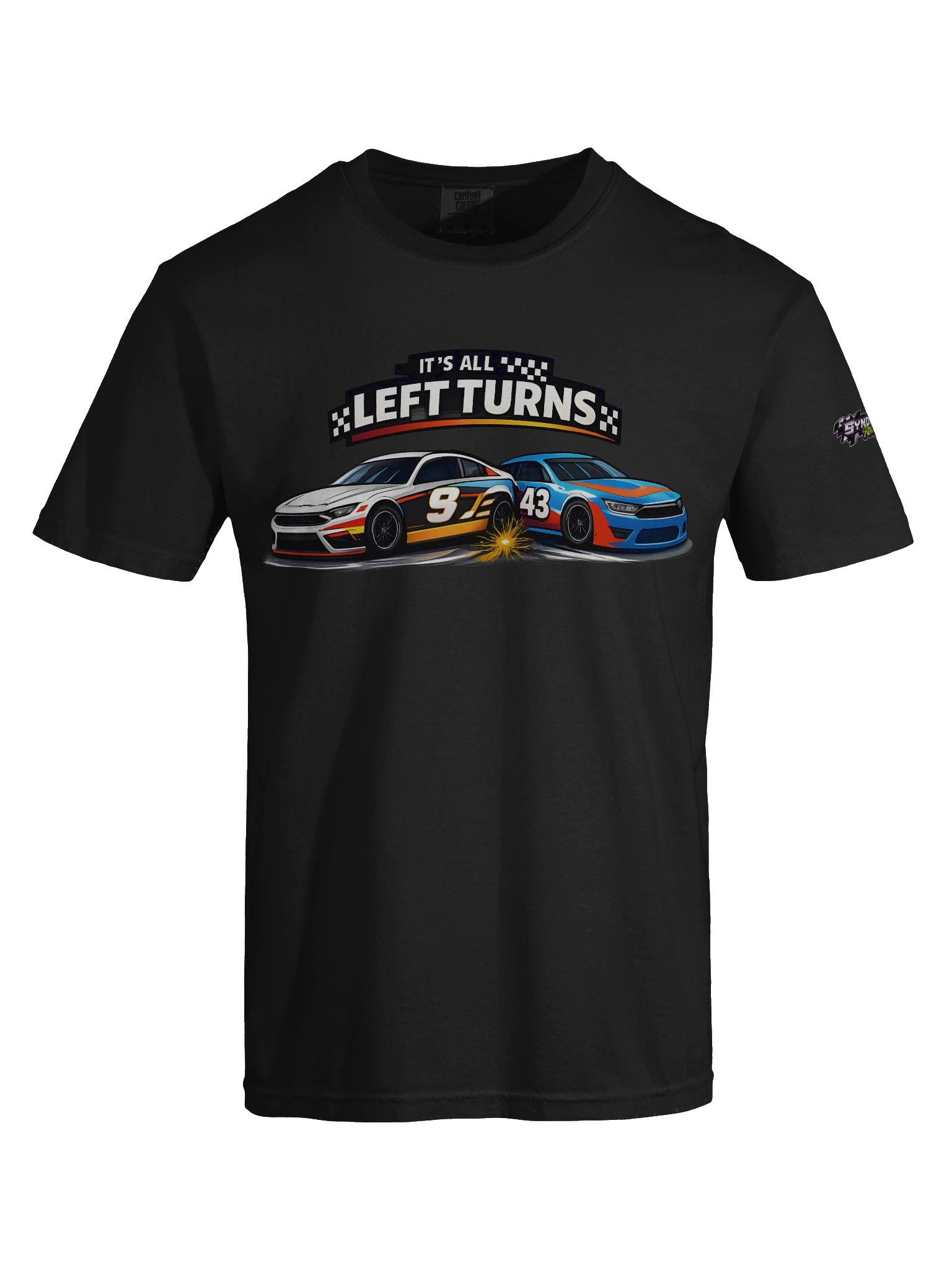 It’s All Left Turns – Sim Racing Tee product image (21)