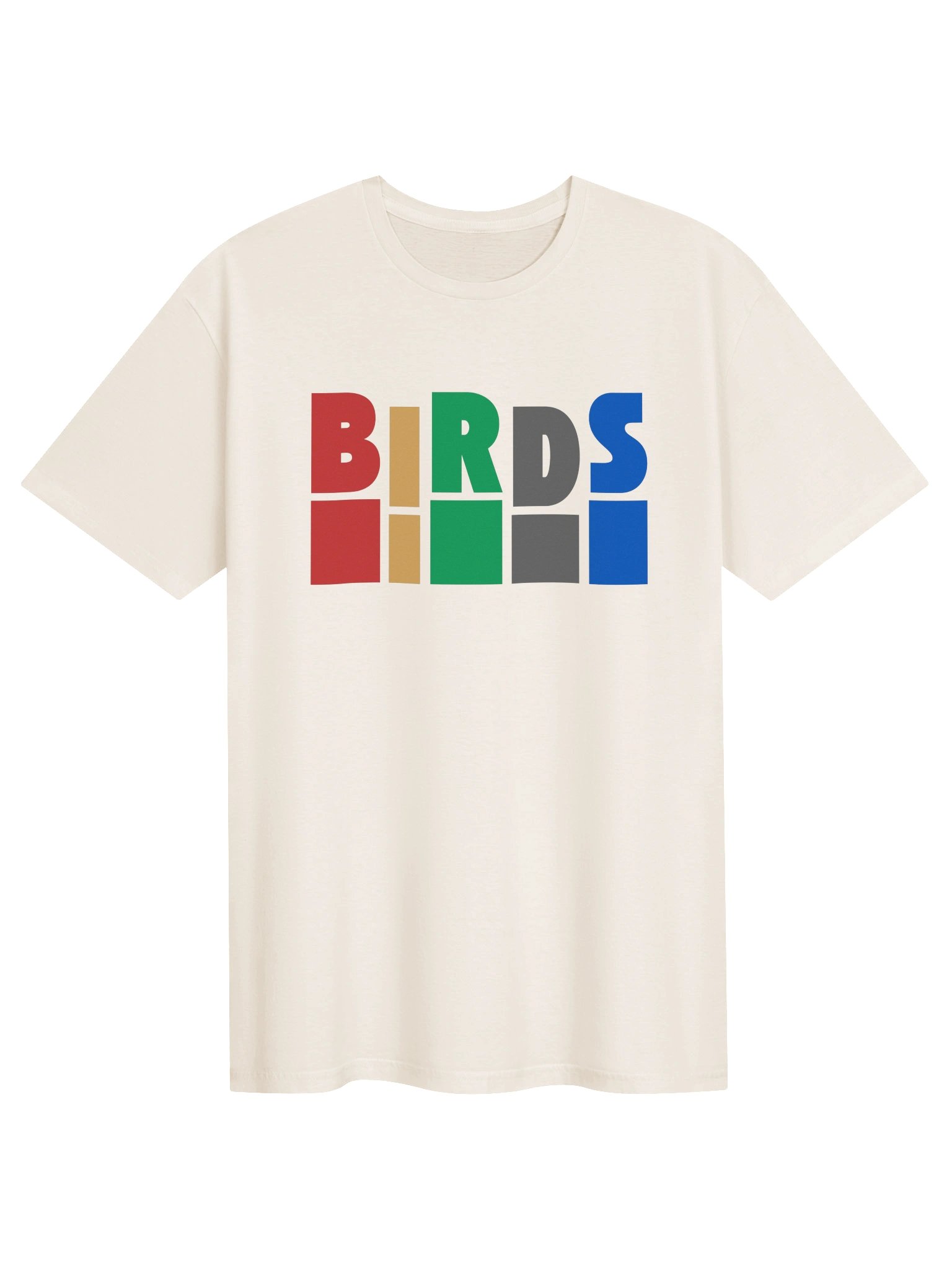 Colorful BIRDS T-Shirt – Retro Block Graphic Tee & Bird Lover Gift product image (5)