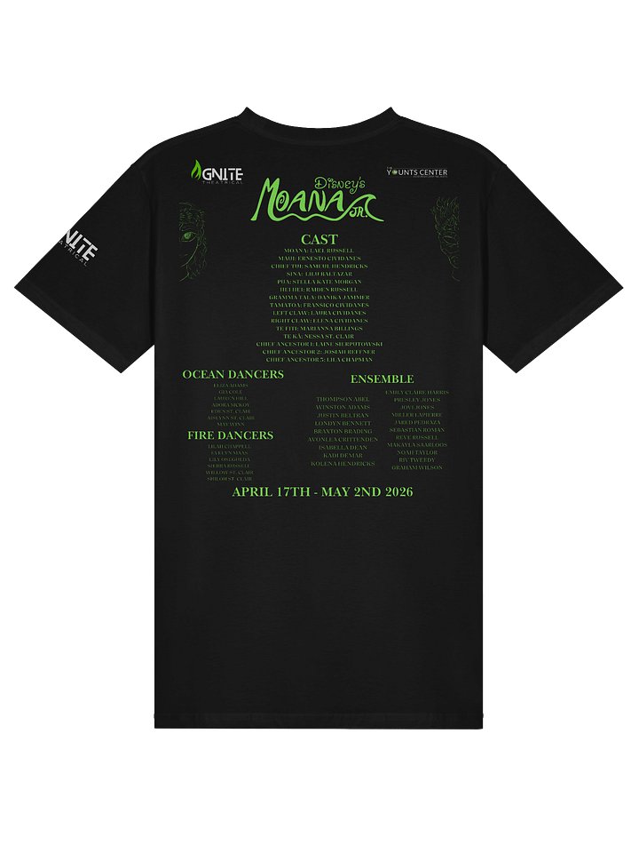 Ignite Theatrical’s Moana JR Official Cast T-Shirt – Limited Edition Collector’s Release product image (2)
