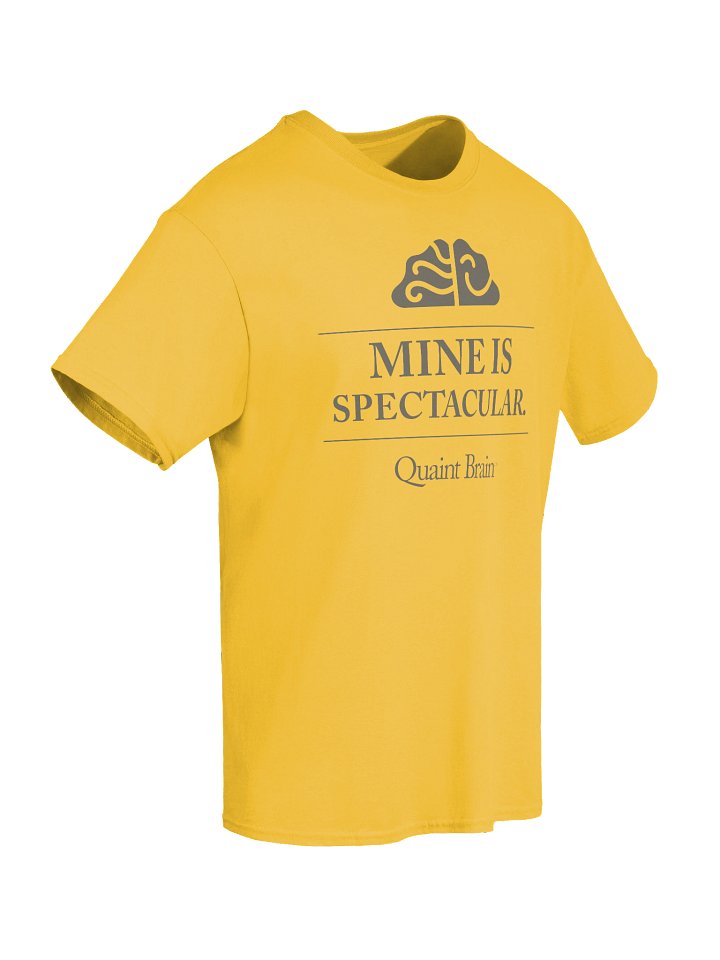 Quaint Brain™ Mine Is Spectacular Heavyweight Cotton Tee product image (2)