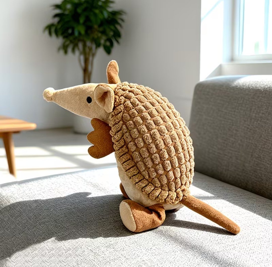 Cute XL Armadillo Durable Dog Chew Toy product image (2)