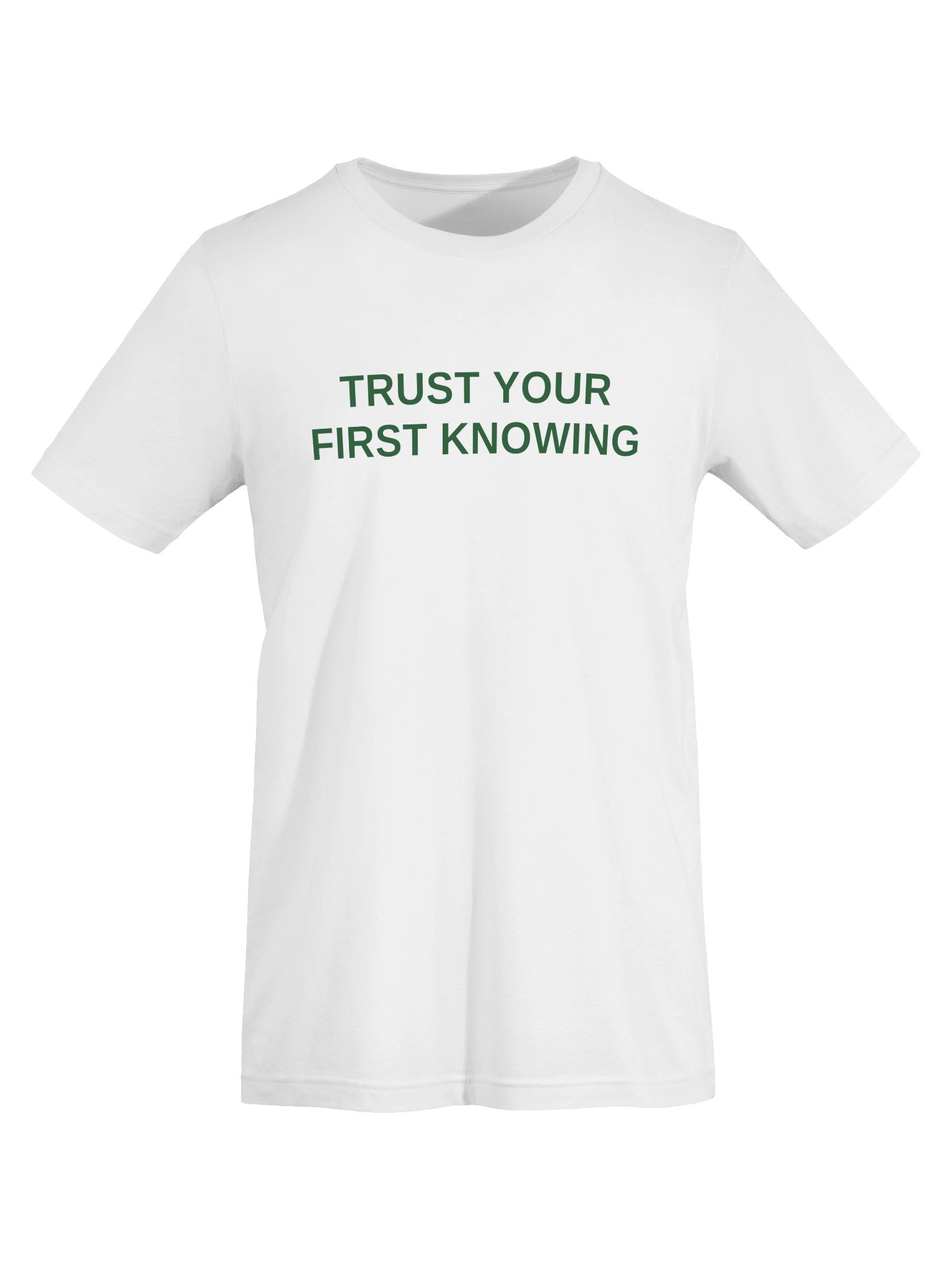 Trust Your First Knowing Tee - White product image (5)