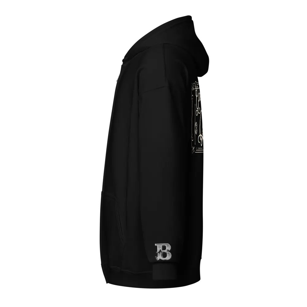 GARAGE SALE QUEEN (Zipper Hoodie - Dark) product image (3)