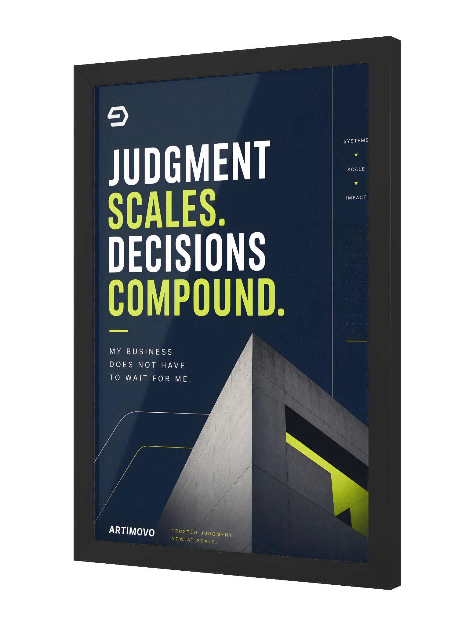 Judgment Scales — Framed Leadership Print product image (4)