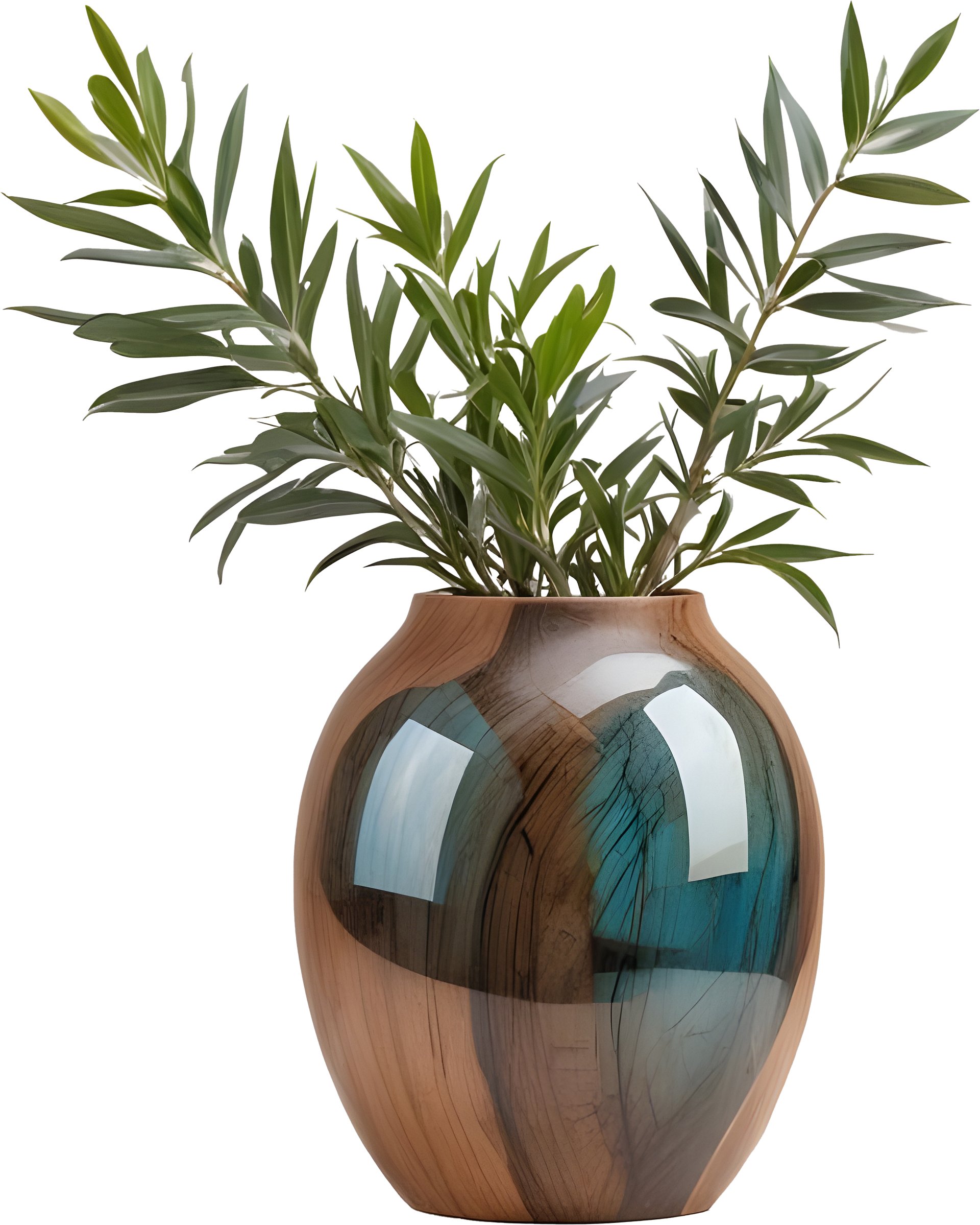 Harmony of Nature – Decorative Vase PNG product image (1)