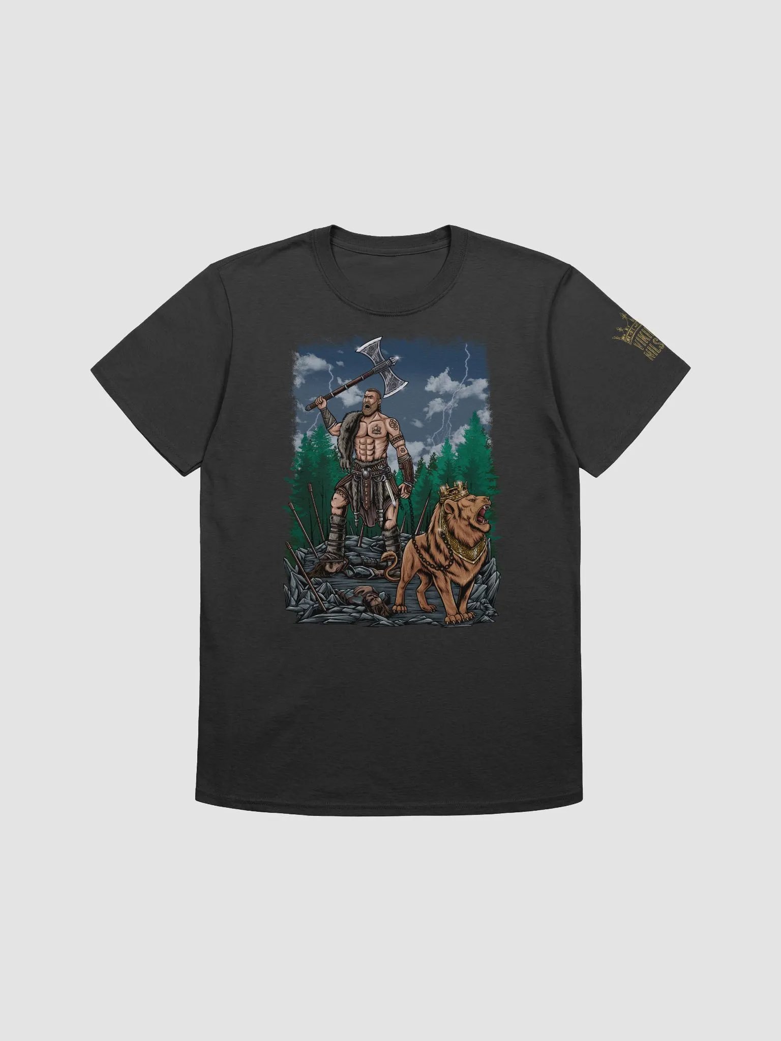 The Viking After A Battle T-Shirt - Black product image (1)