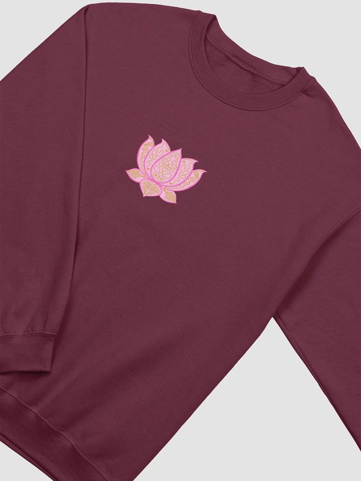 Lotus Bloom Gold Swirl Crewneck Sweatshirt product image (2)