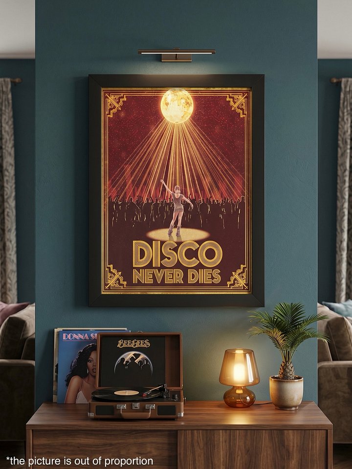 Disco Never Dies – Vintage Poster product image (2)