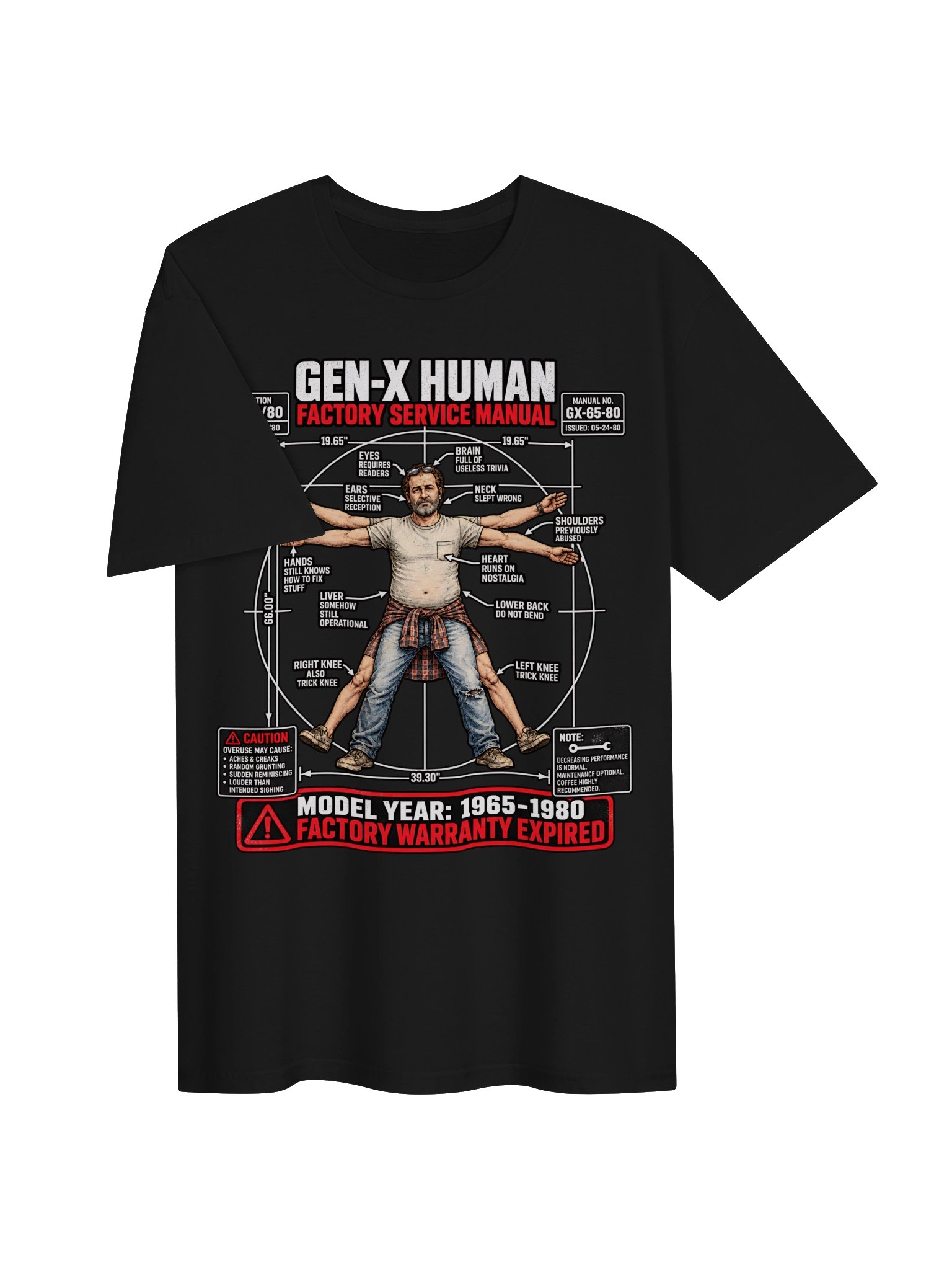 Gen X Human Factory Service Manual Tee product image (24)