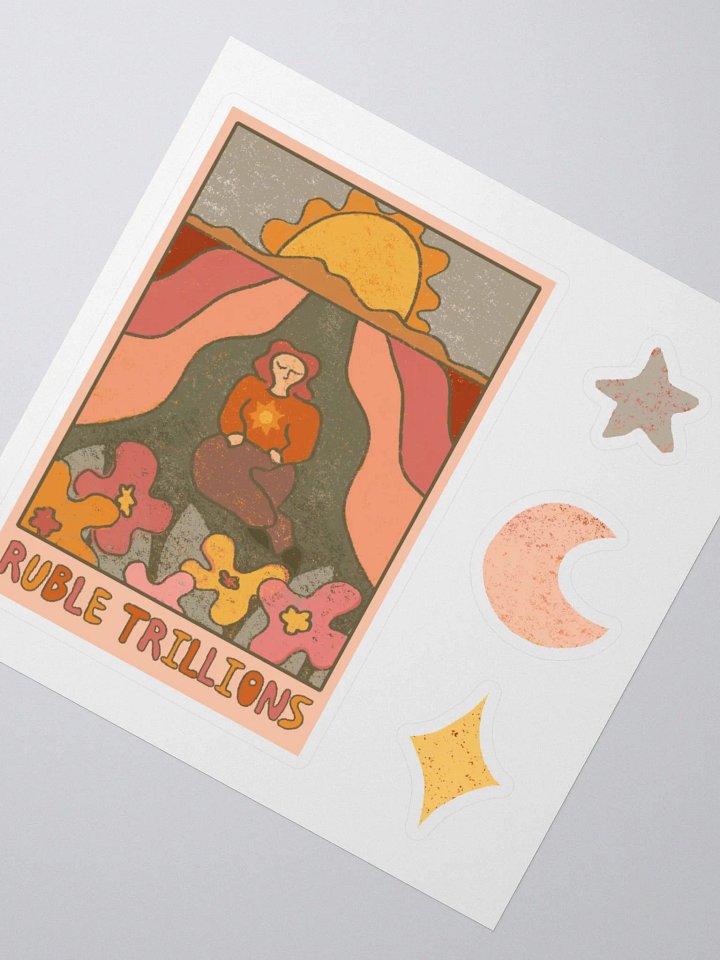 The Sun + Celestial Sticker Set product image (6)