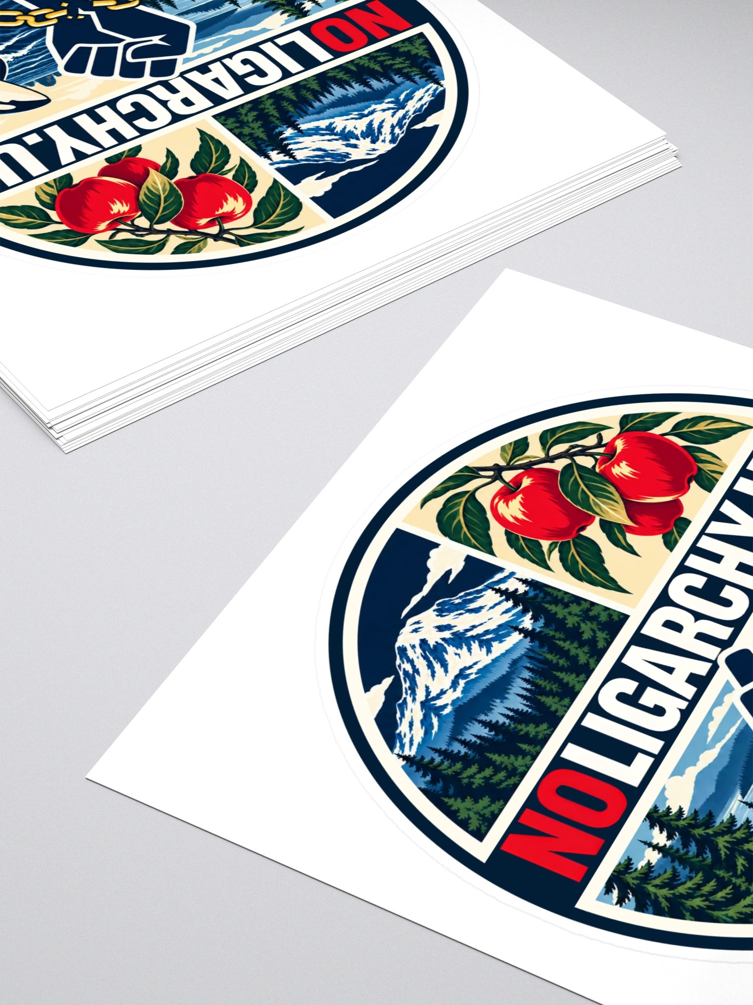 Washington NOLIGARCHY.US sticker product image (4)