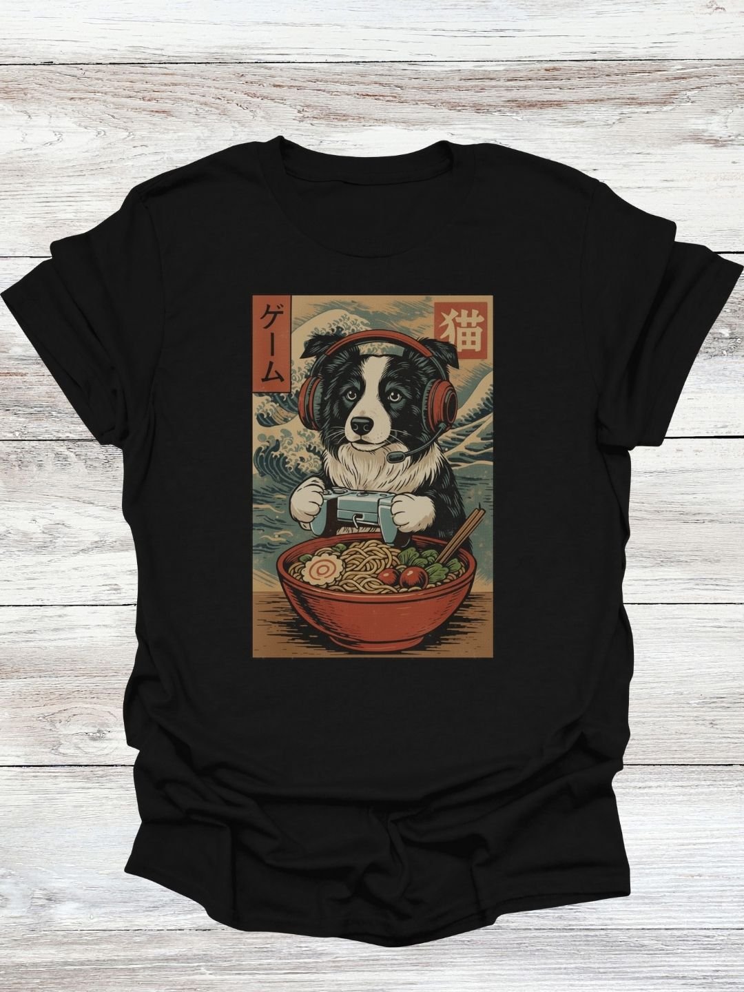 Ramen Dog Gamer T-Shirt product image (1)