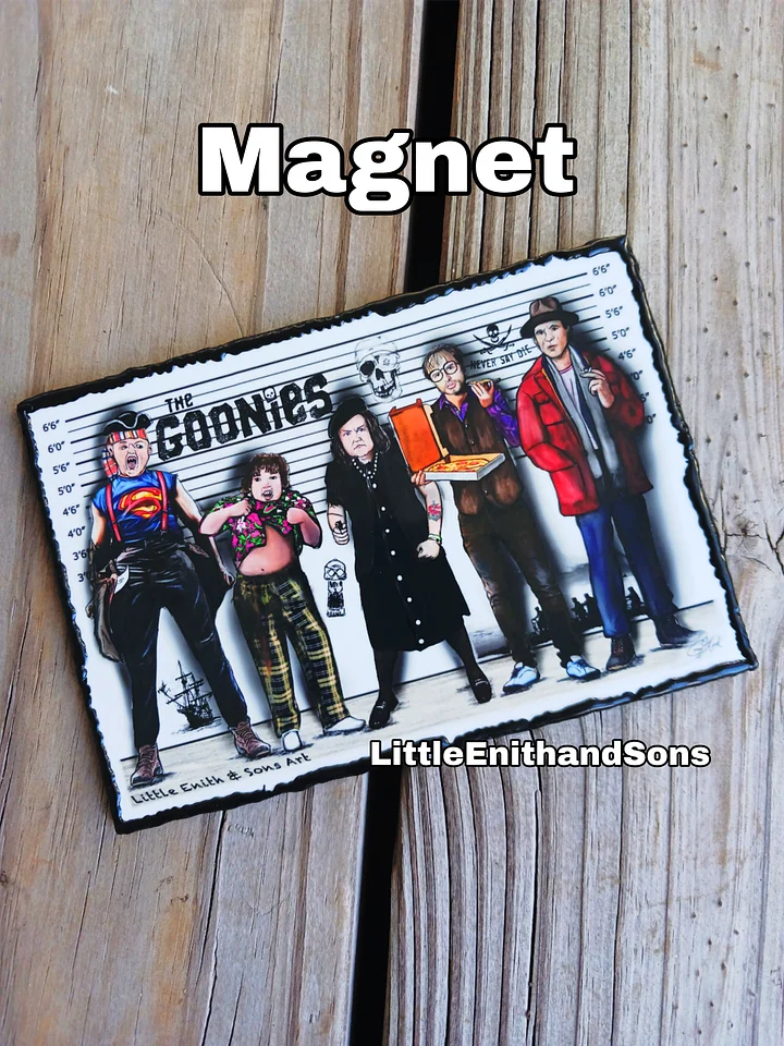 The Fratellis and Chunk Lineup Magnet, Sticker and Art Print product image (2)