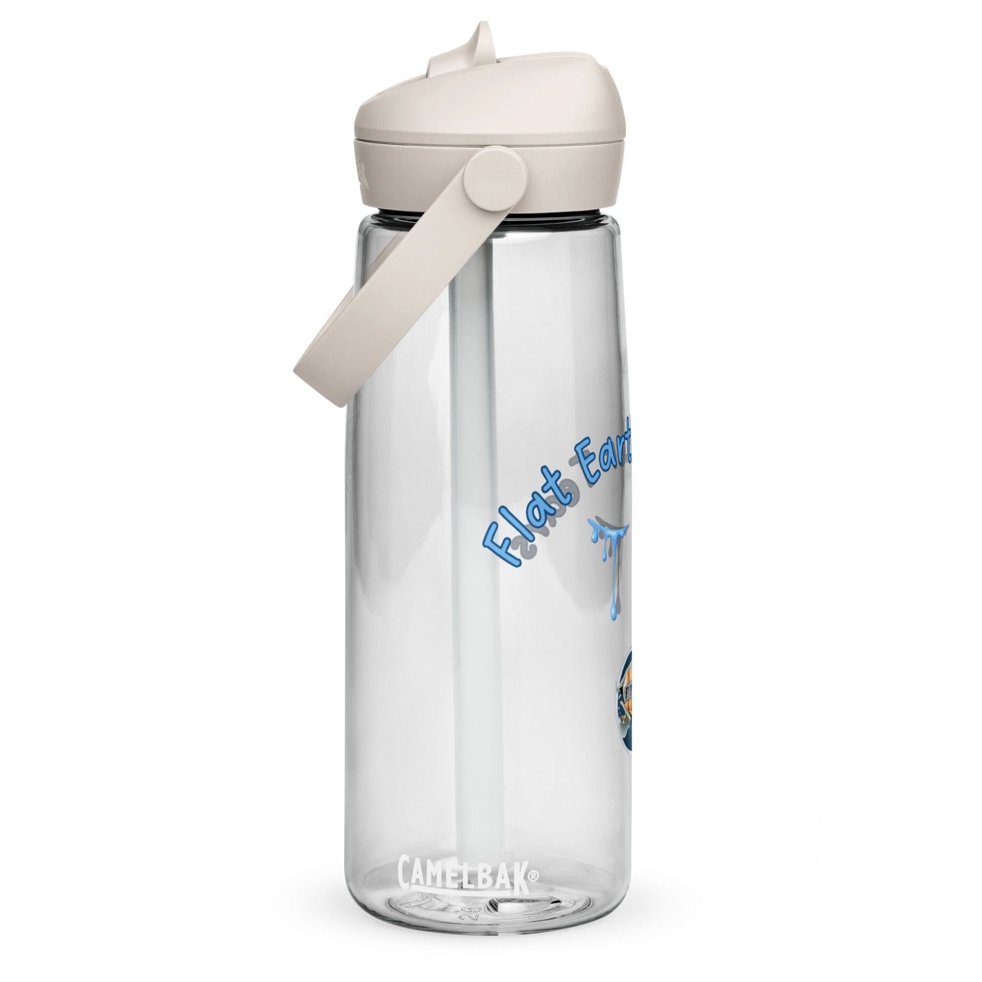 Flat Earther Tears Water Bottle product image (1)