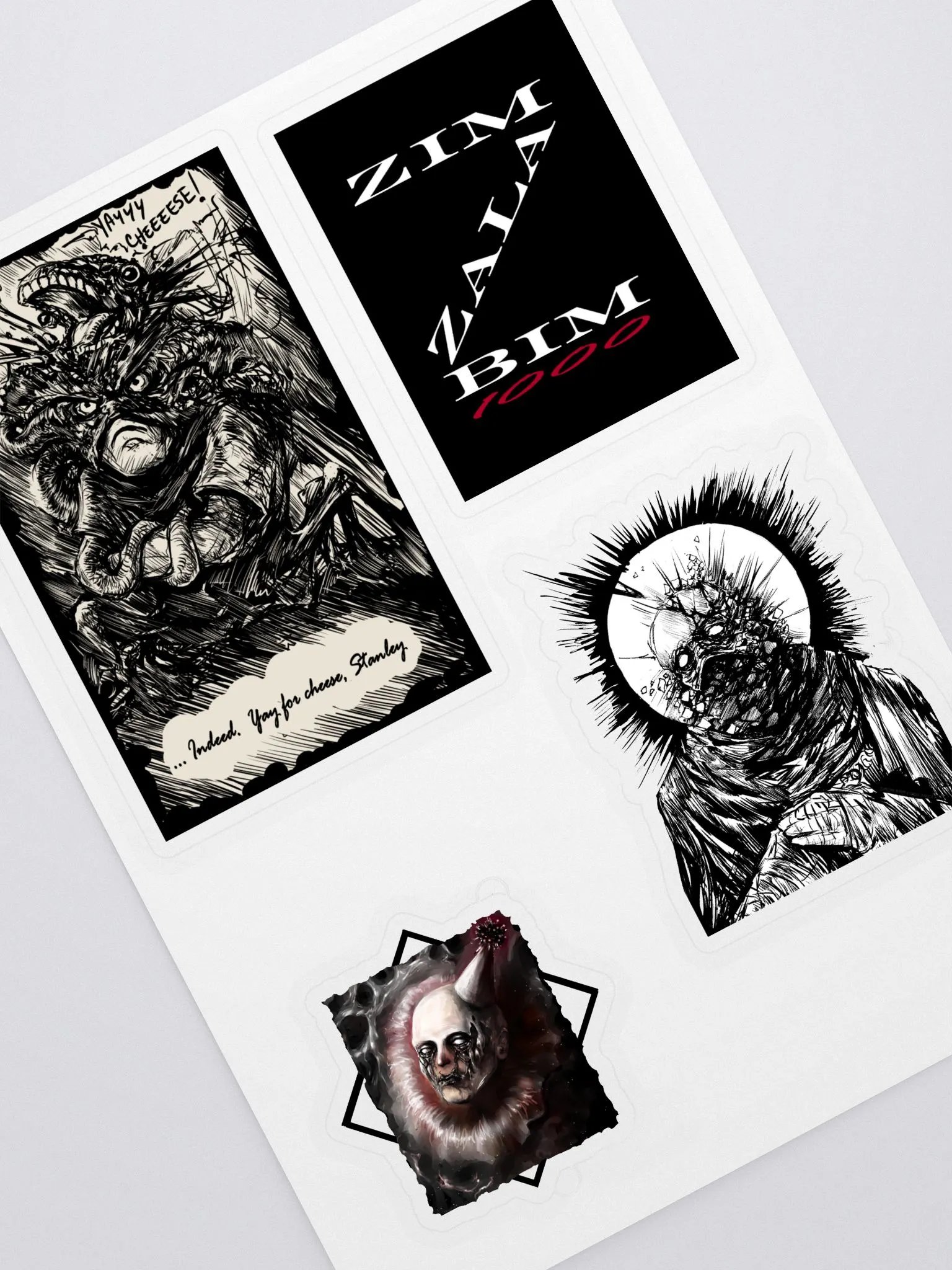 funsie dark stickers product image (2)
