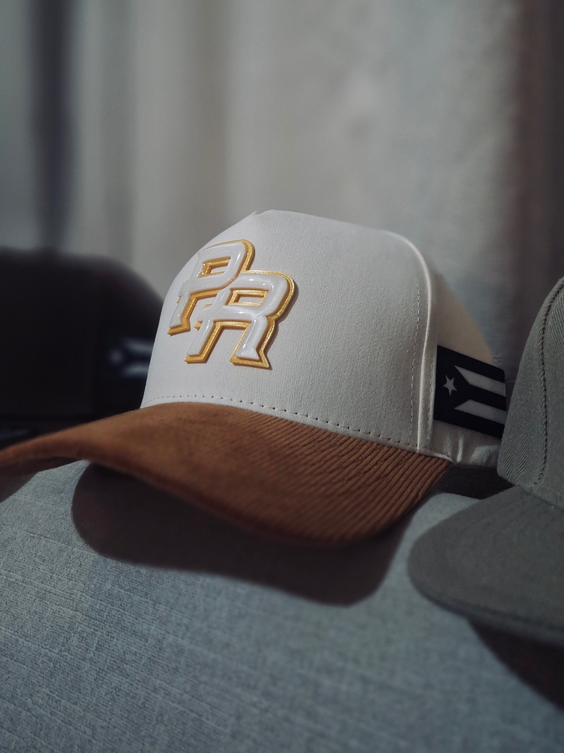 PR Flat Bill Cap (Crema) product image (1)
