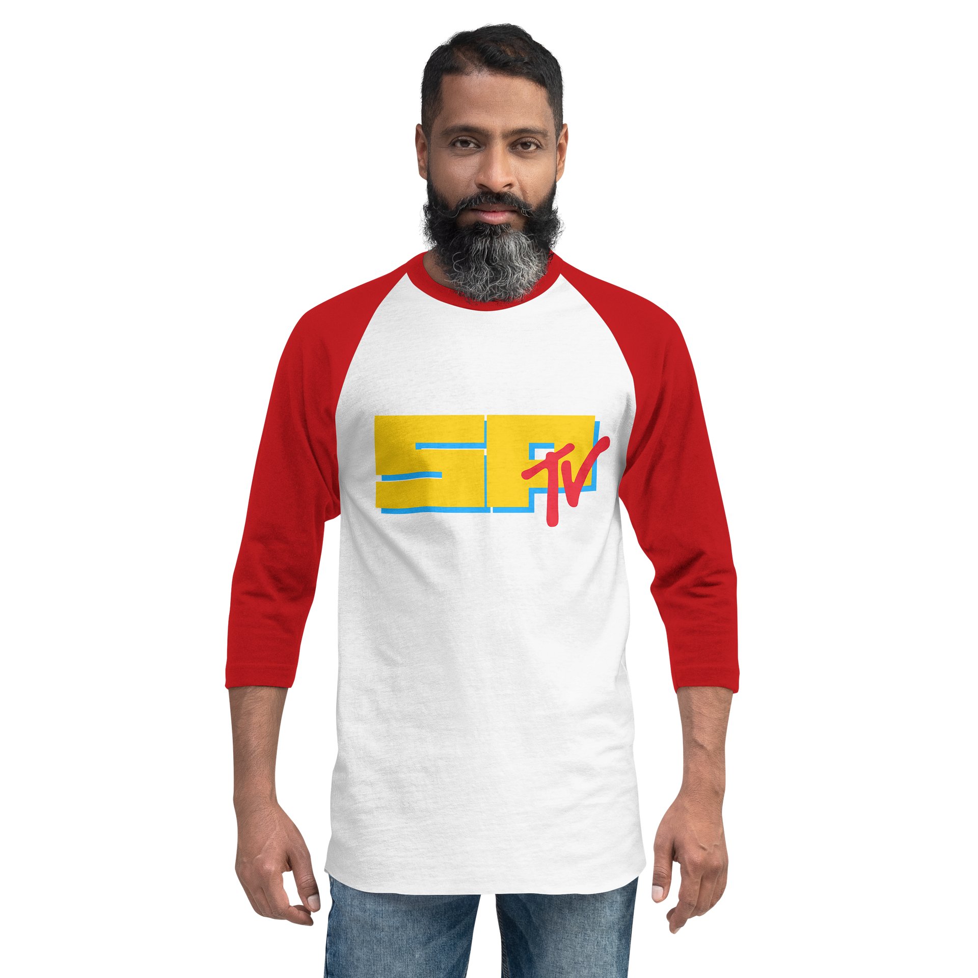 SP TV Script Raglan Tee - red sleeve product image (2)