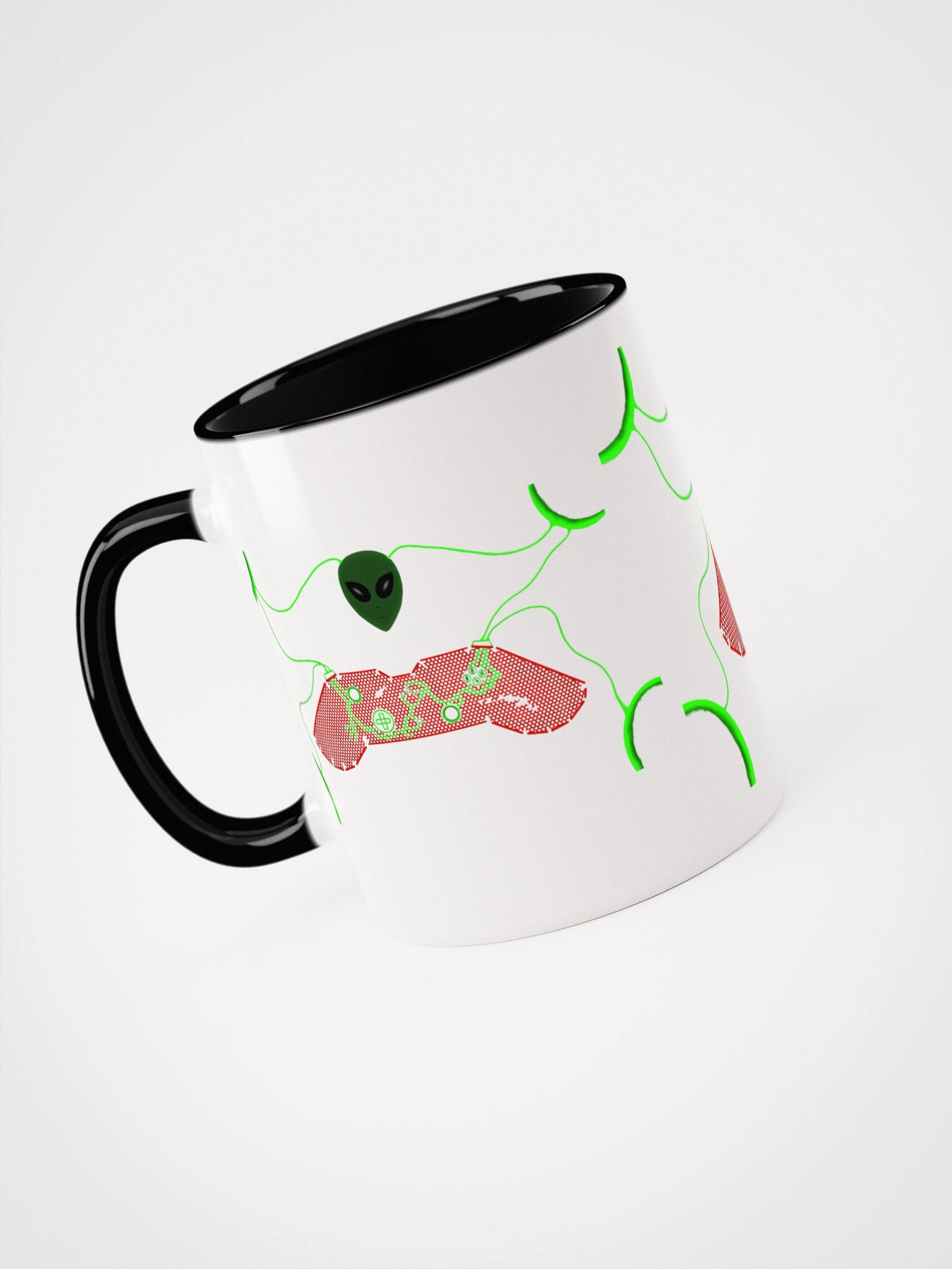 Alien Control Ceramic Mug product image (5)
