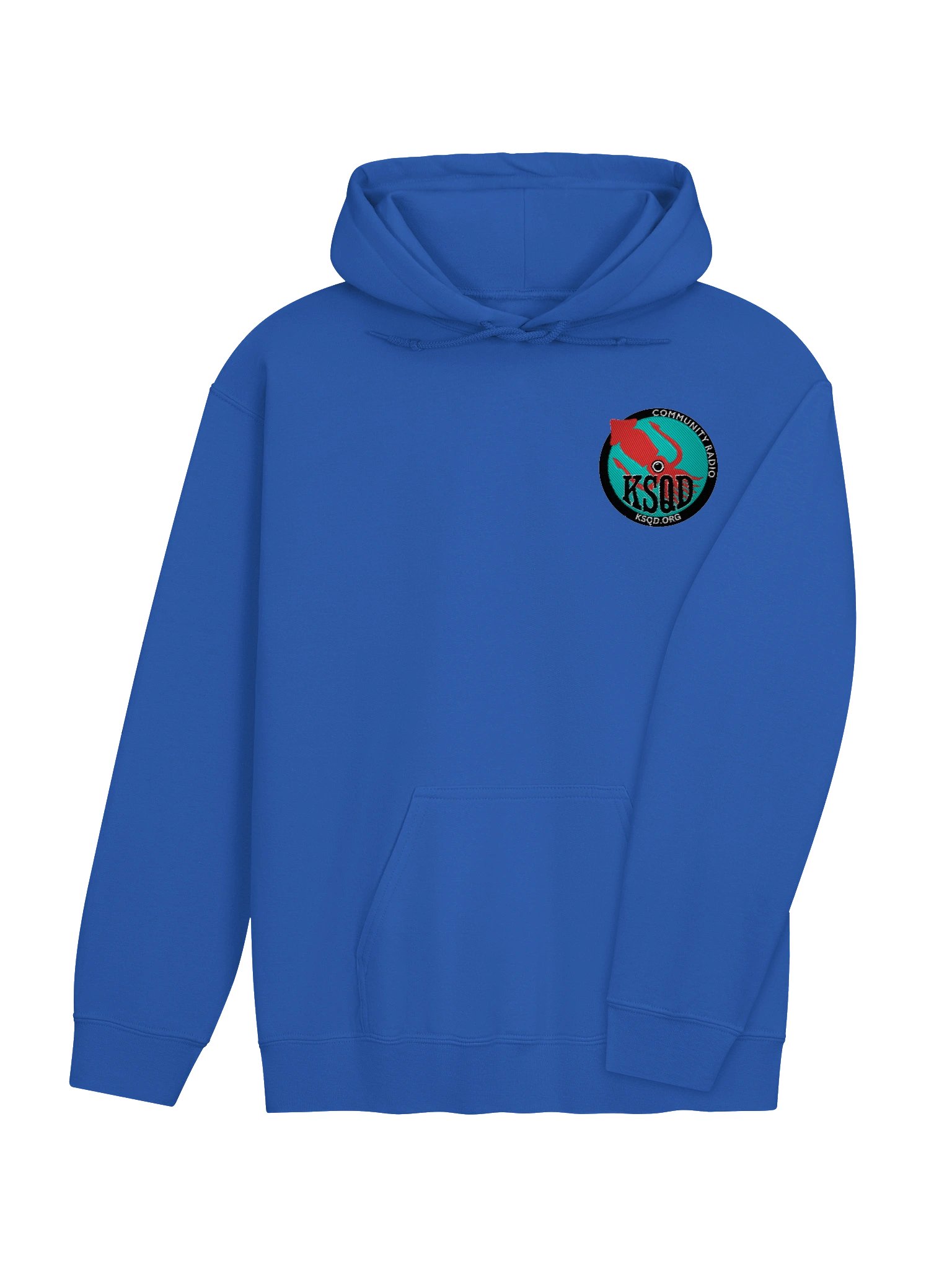 KSQD Classic Logo Pullover Hoodie – Community Radio Edition product image (5)
