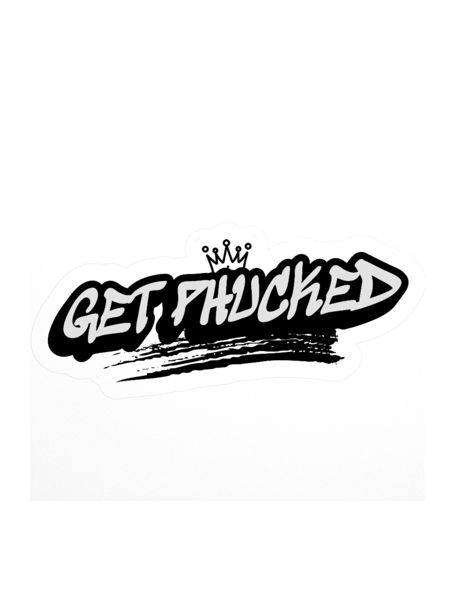 GET PHUCKED' Kiss Cut Stickers product image (1)