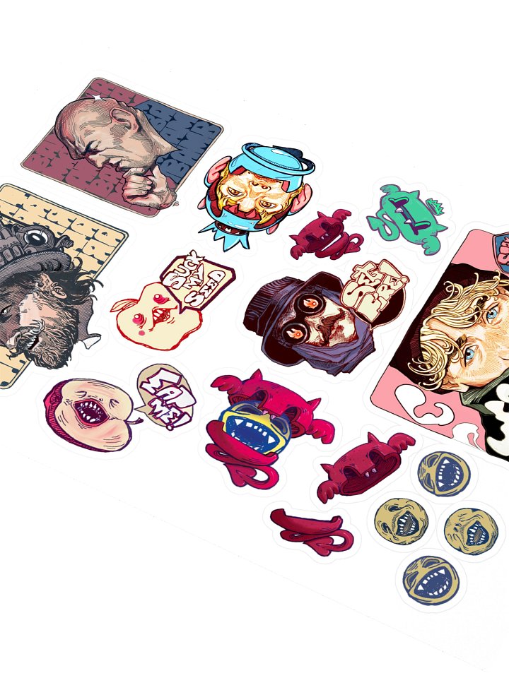 Asia#2 sticker pack А5 product image (2)