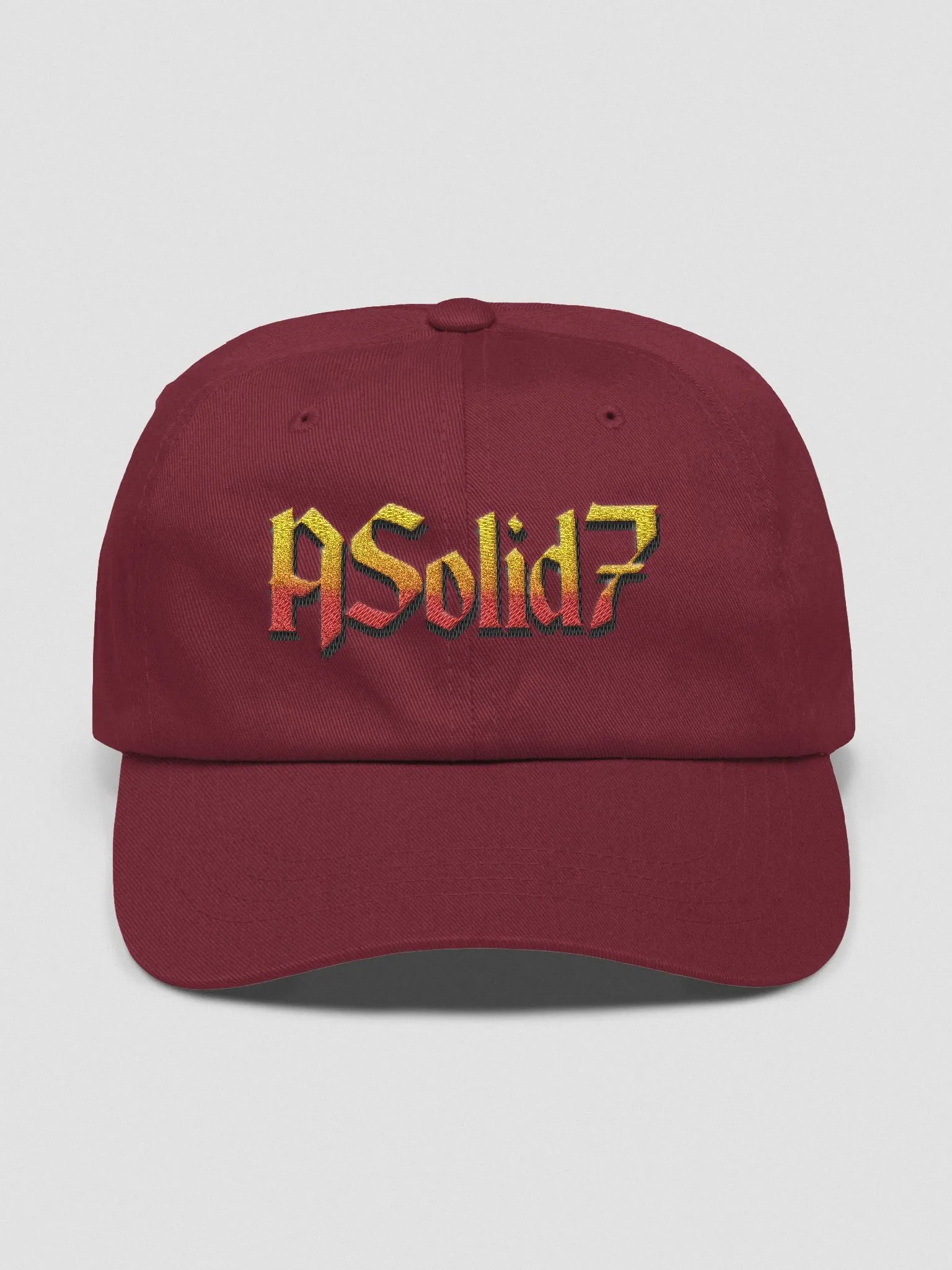 ASolid[7] Noita Style Embroidered Dad Hat product image (1)